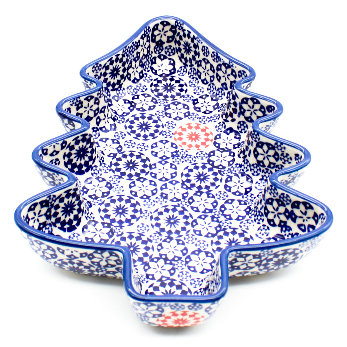 Tree Server in Red Snowflake – Janelle Imports