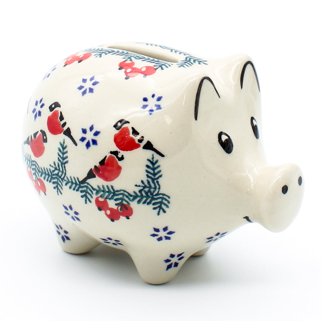 Piggy Bank in Red Cardinals