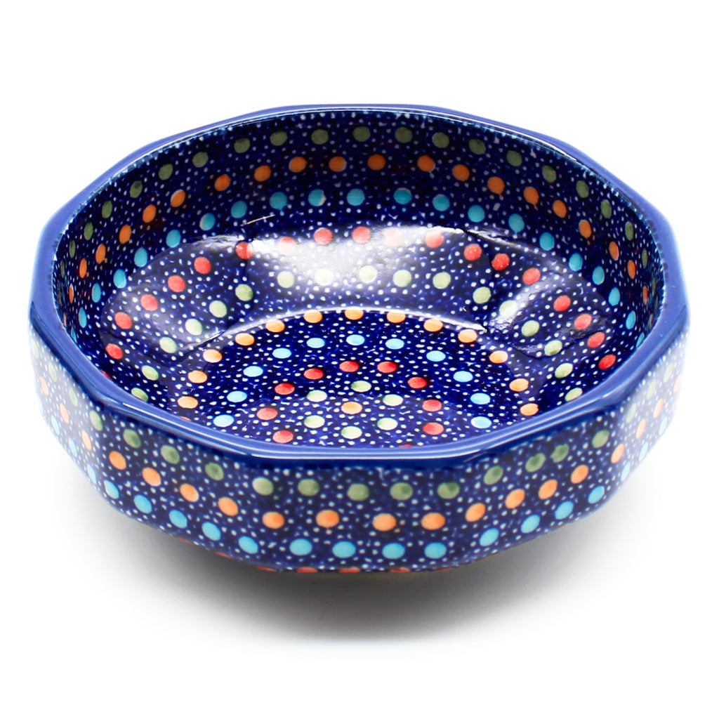 Shallow Little Bowl 12 oz in Multi-Colored Dots