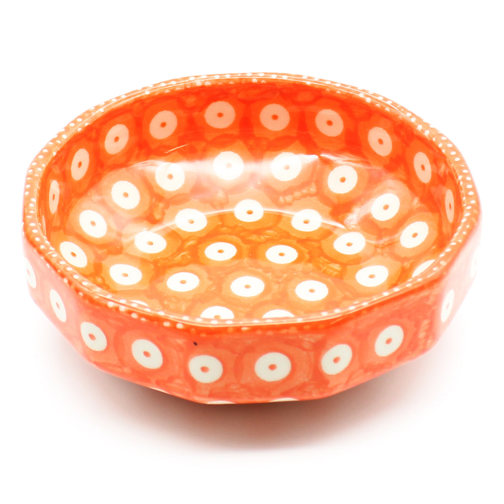 Shallow Little Bowl 12 oz in Orange Tradition