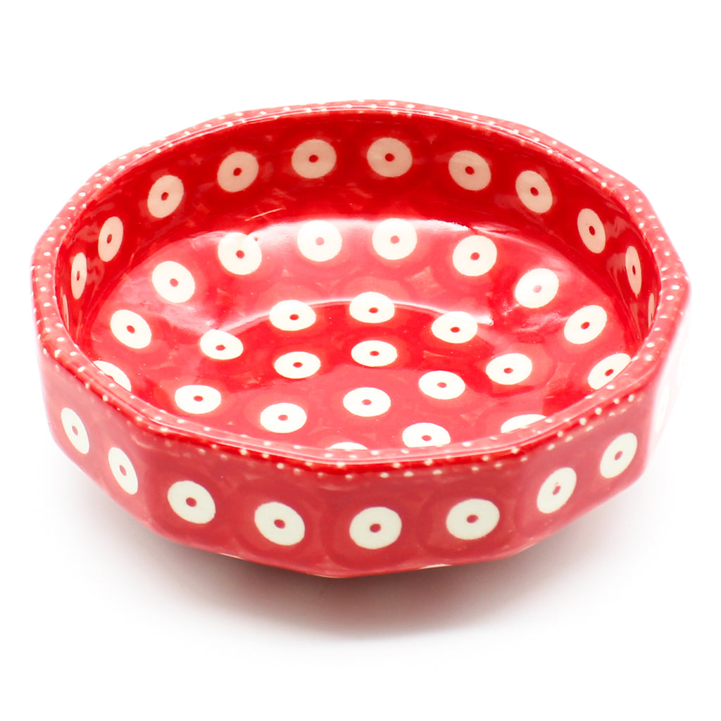 Shallow Little Bowl 12 oz in Red Tradition