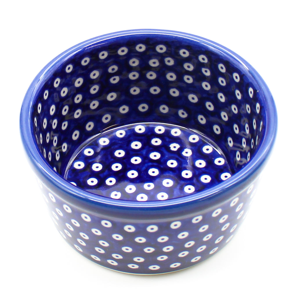 Custard Bowl 8 oz in Blue Elegance