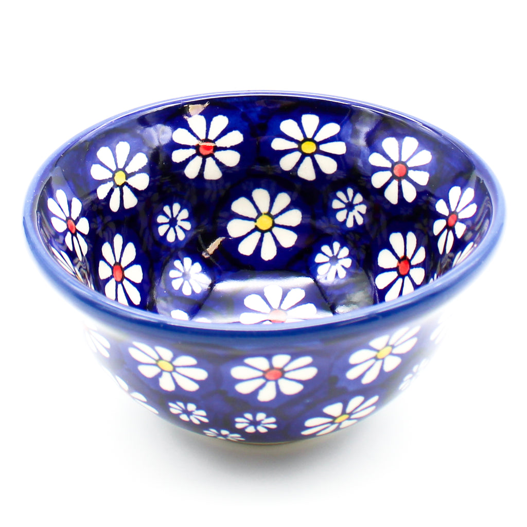 Spice & Herb Bowl 8 oz in Flowers on Blue