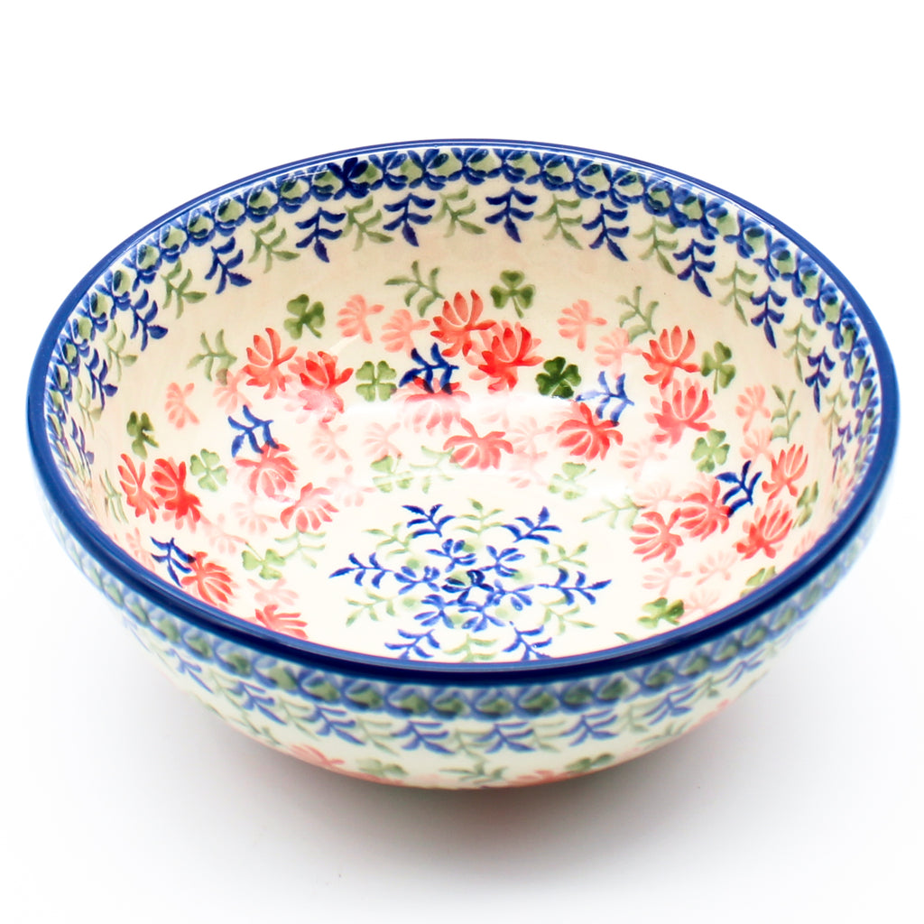 Dessert Bowl 12 oz in Coral Thistle