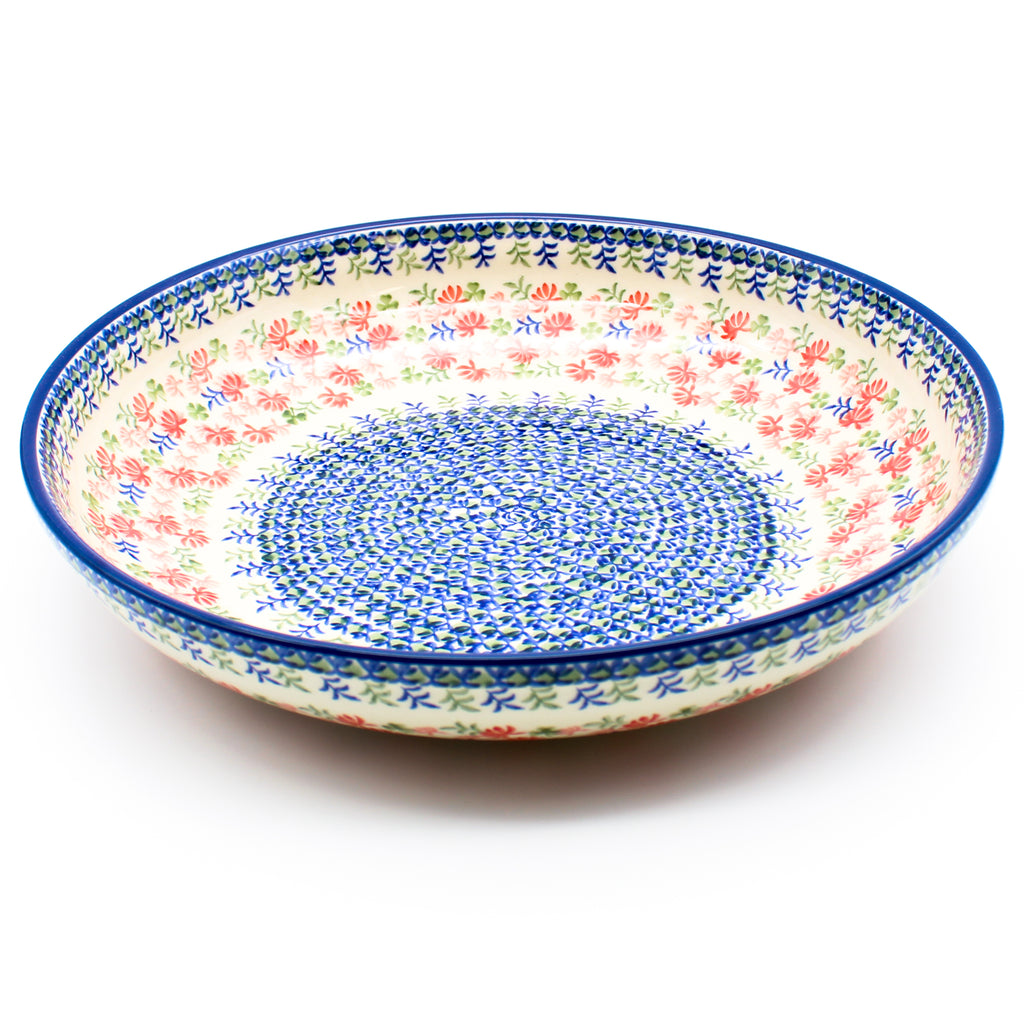Lg Pasta Bowl in Coral Thistle