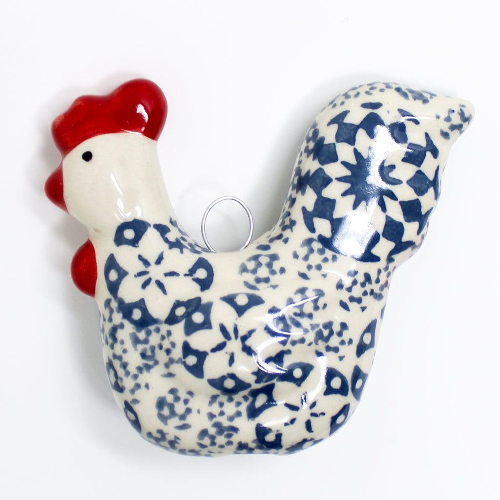 Rooster-Ornament in Winter Wonderland