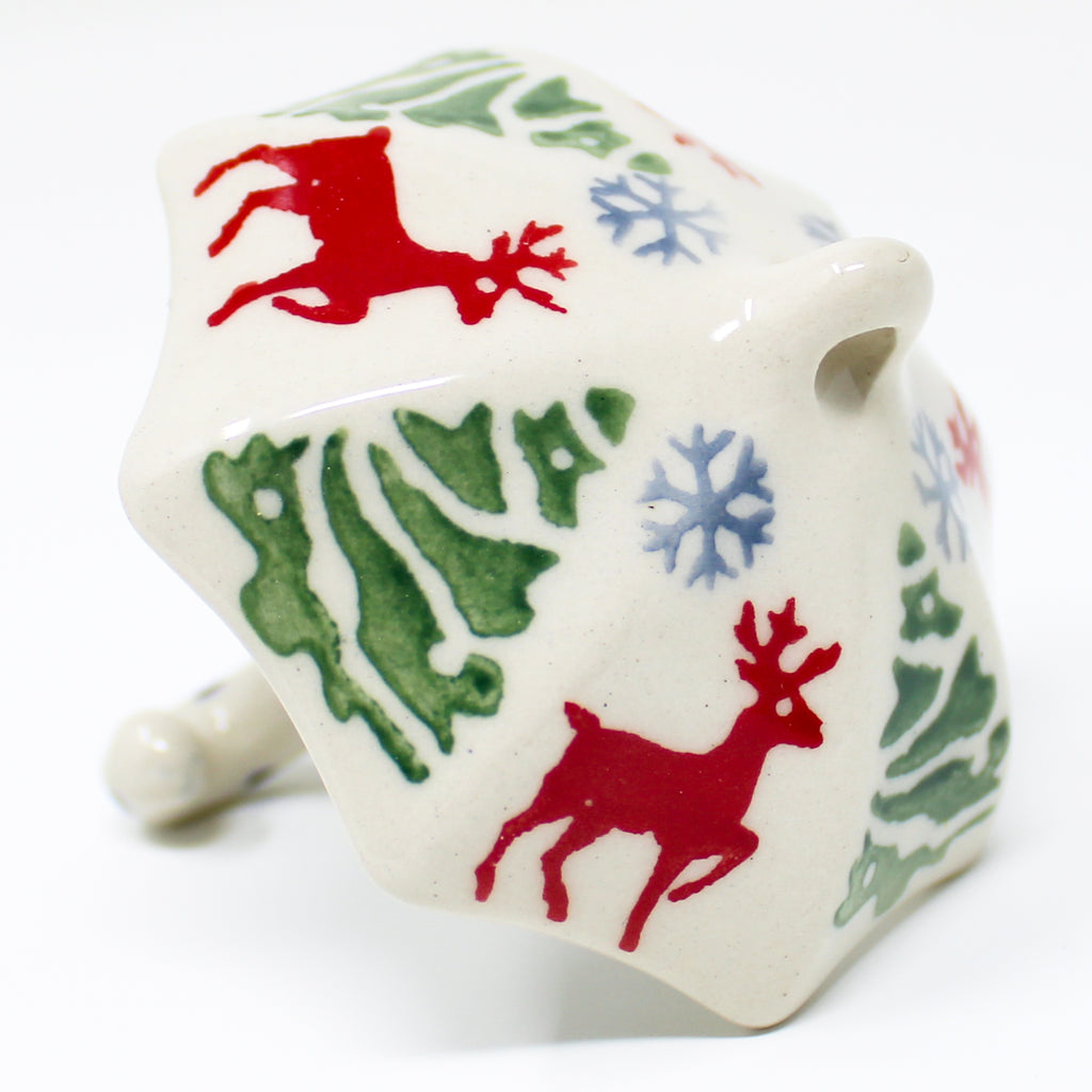 Umbrella-Ornament in Winter Reindeer