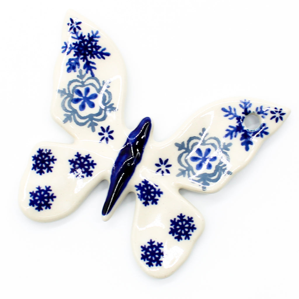 Butterfly-Ornament in Blue Winter