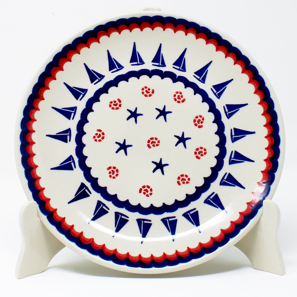 Manufaktura Luncheon Plate in Blue Sail