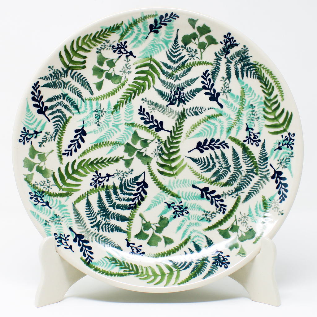 Dinner Plate 10" in Ferns