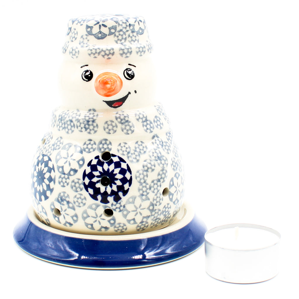 Snowman Tea Candle Holder in Winter Wonderland