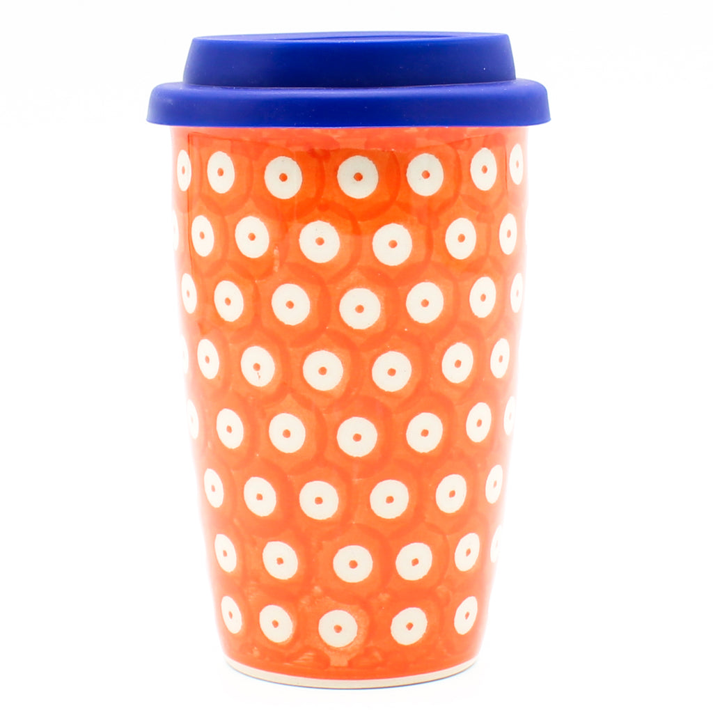 Travel Cup 14 oz in Orange Tradition