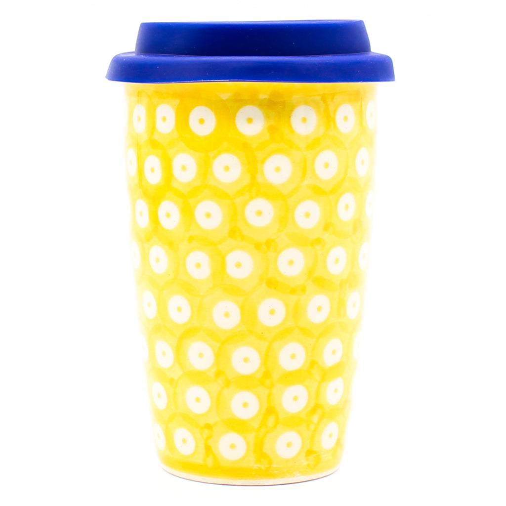 Travel Cup 14 oz in Yellow Tradition