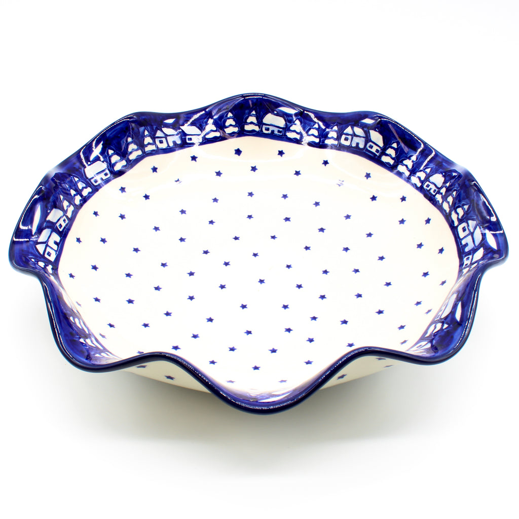 Fluted Pasta Bowl in Winter