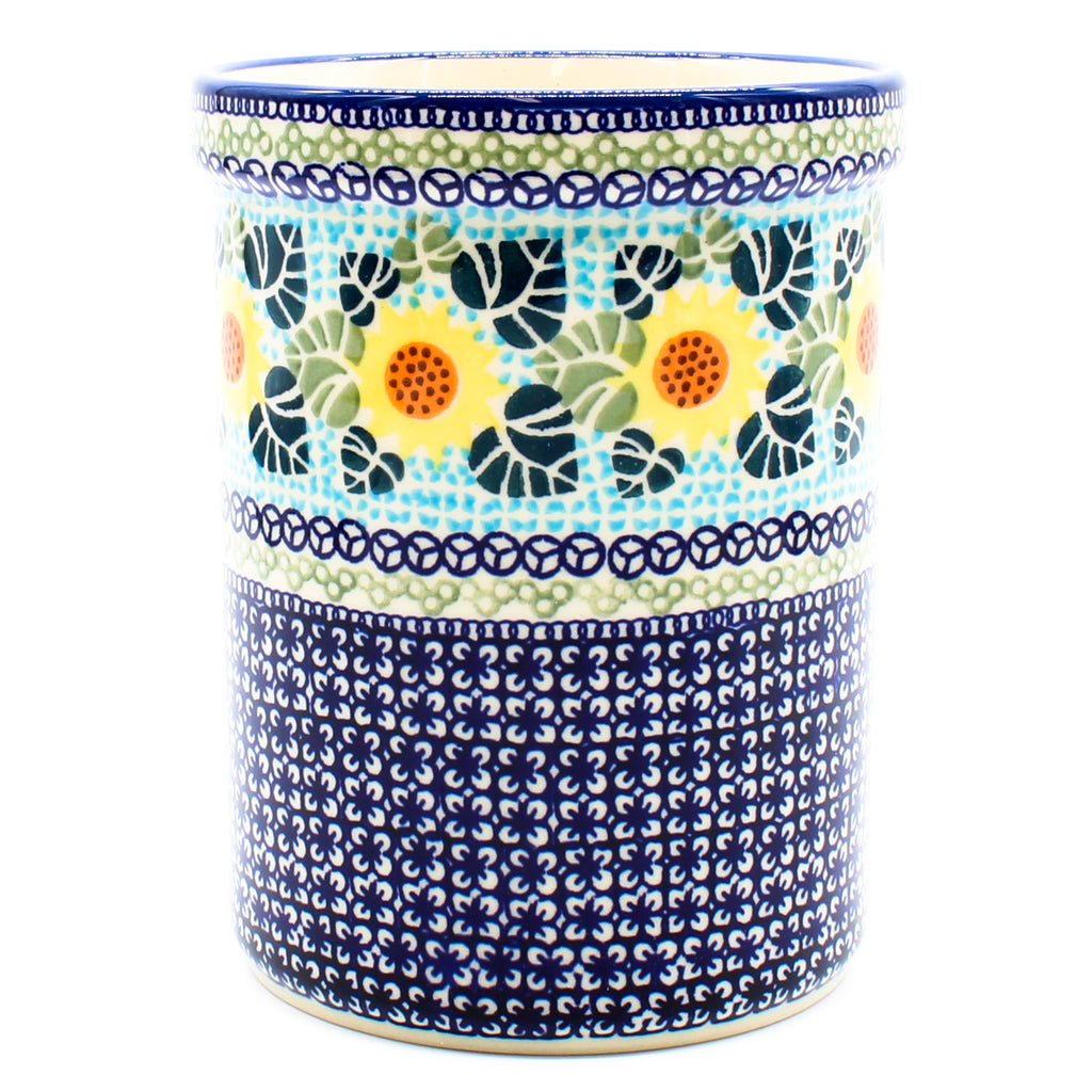 Utensil Holder 2 qt in Ukrainian Sunflower