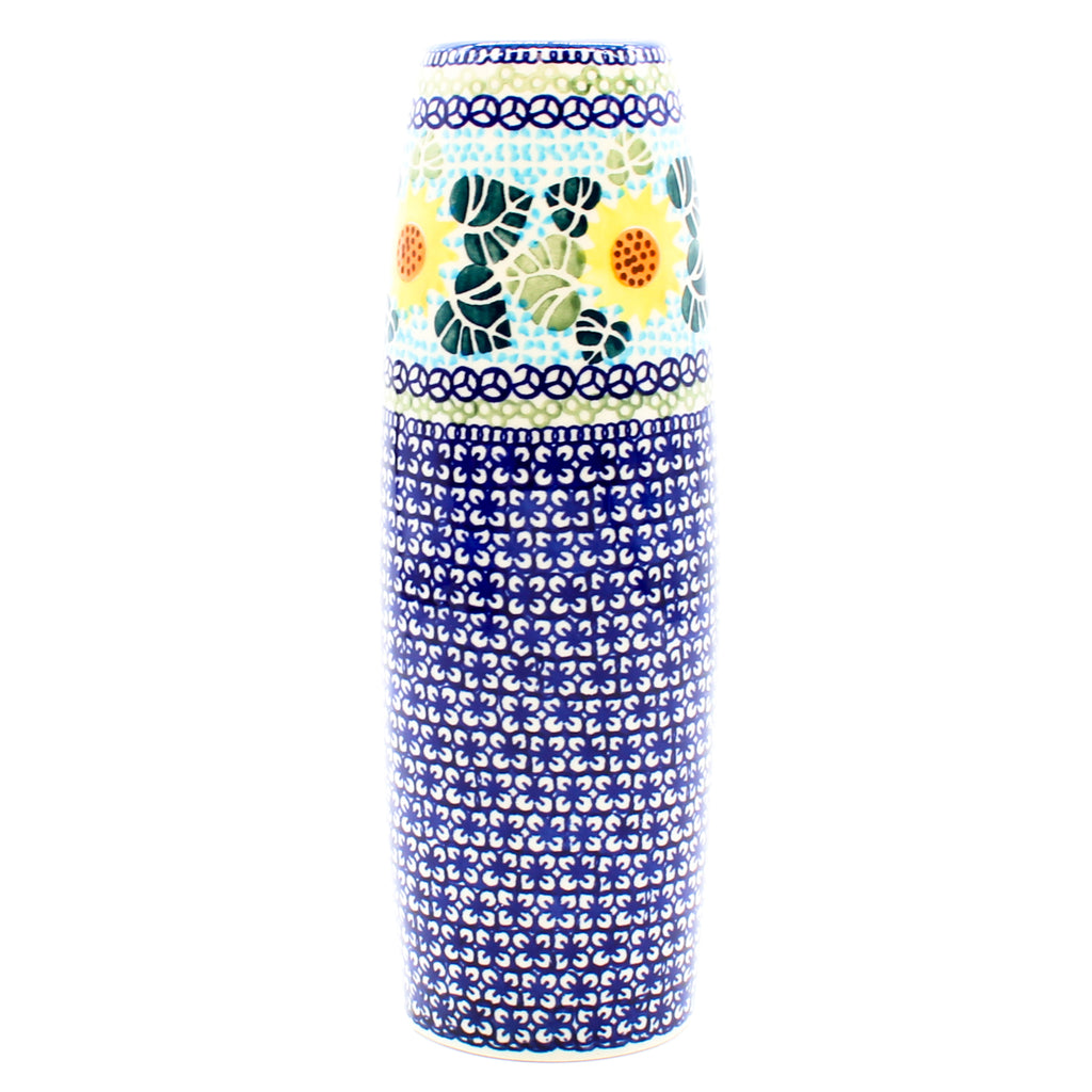 Simple Vase in Ukrainian Sunflower