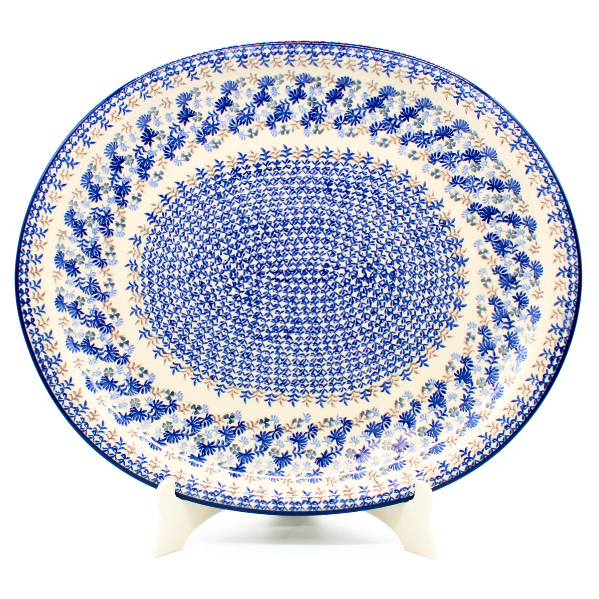 Turkey Server in Blue Thistle