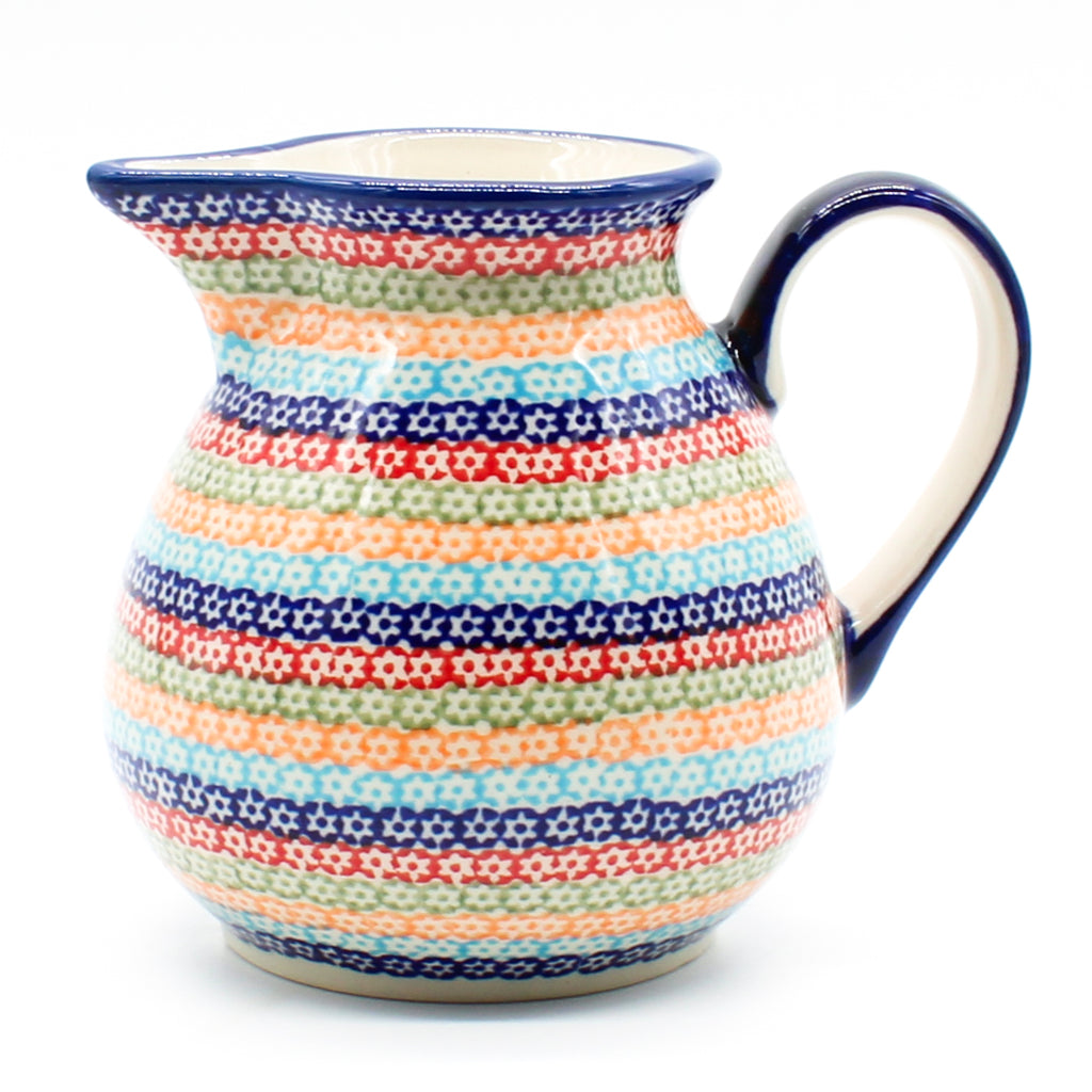 Family Style Creamer 16 oz in Multi-Colored Flowers