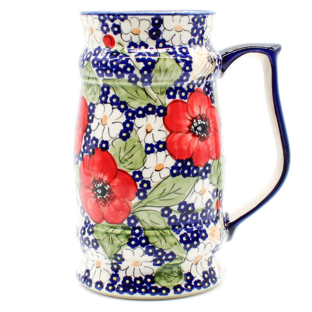 Large Beer Stein 28 oz in Endless Garden