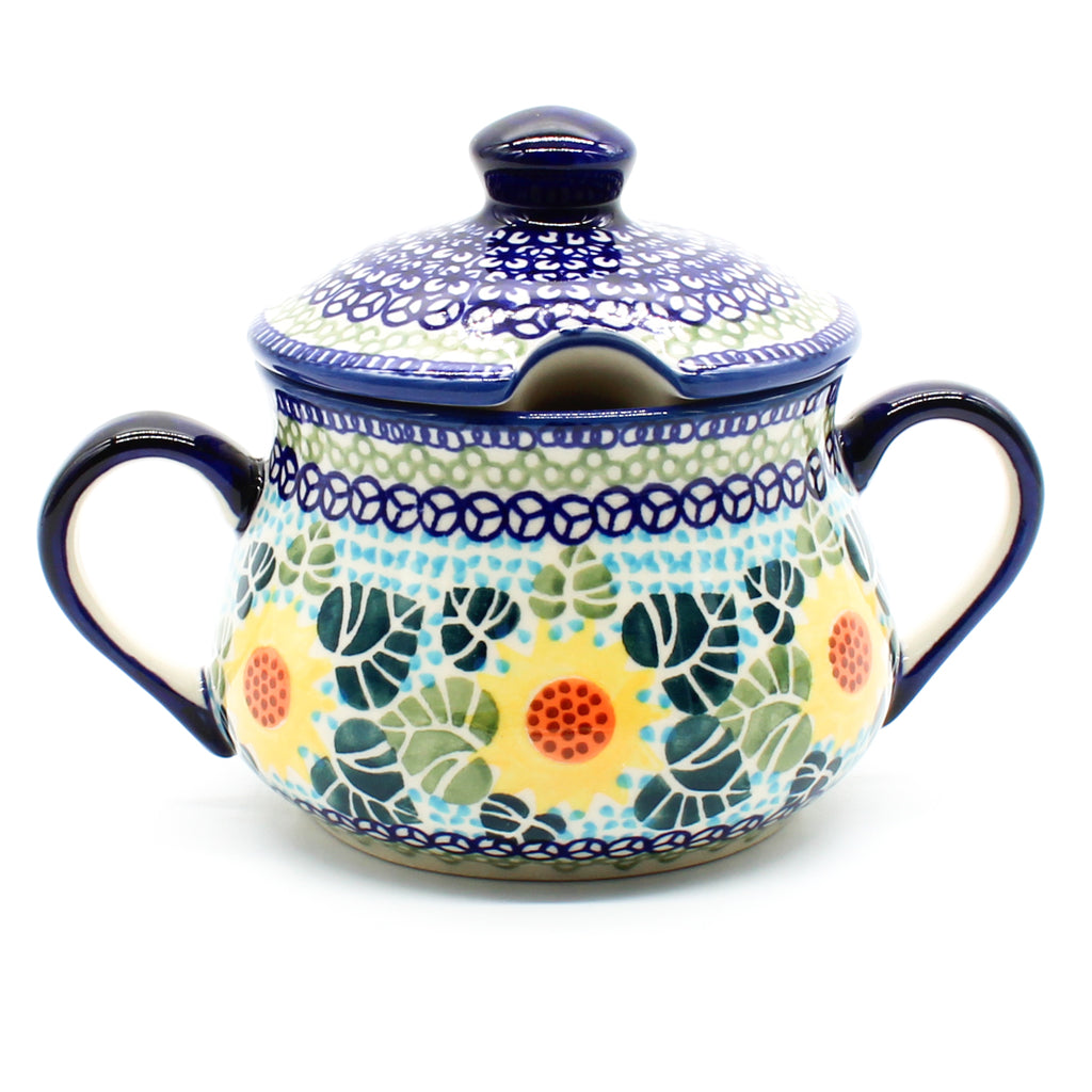 Family Style Sugar Bowl 14 oz in Ukrainian Sunflower