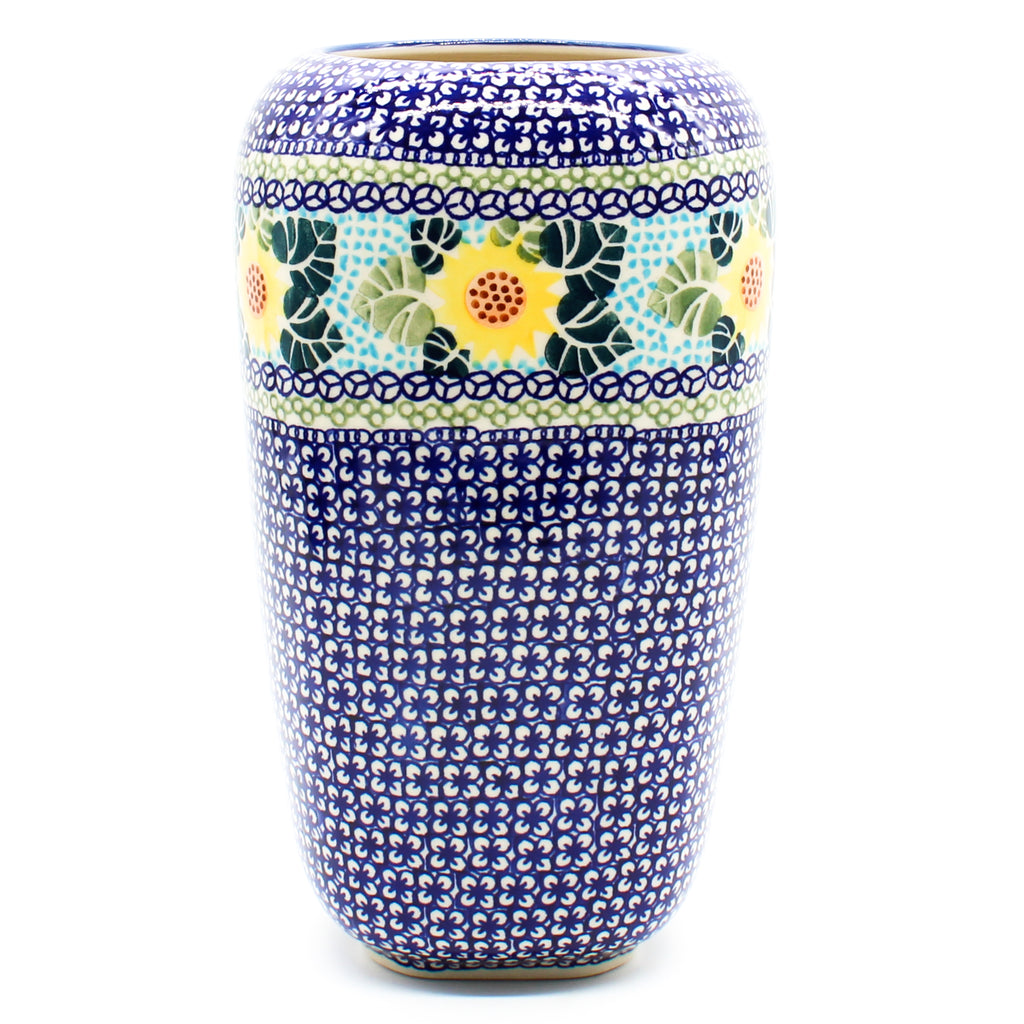 Sm Modern Vase in Ukrainian Sunflower