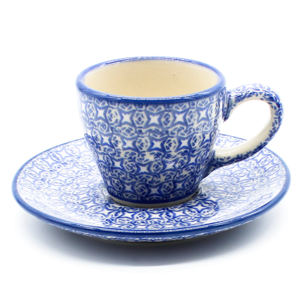 Espresso Cup w/Saucer 2 oz in Starry Night