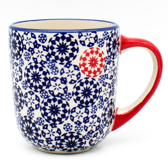 Magda Cup 16 oz in Red Snowflake