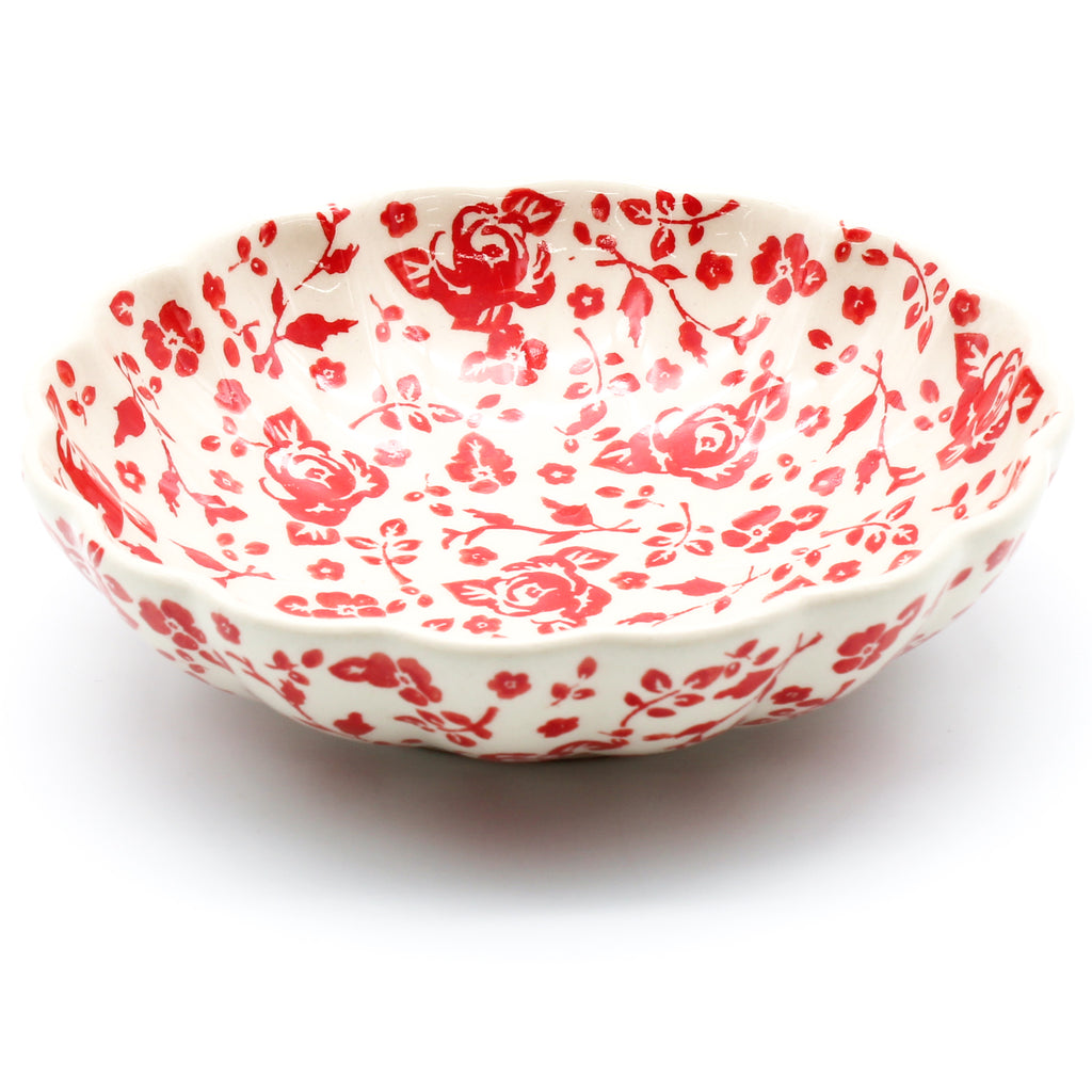Shell Bowl 6.5" in Antique Red