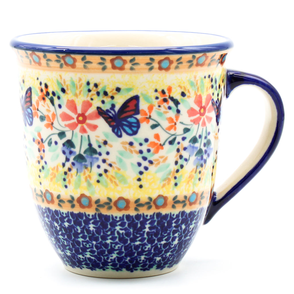 Lg Bistro Cup 16 oz in Butterfly Meadow