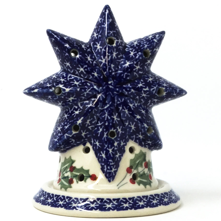 Star Tea Candle Holder in Holly