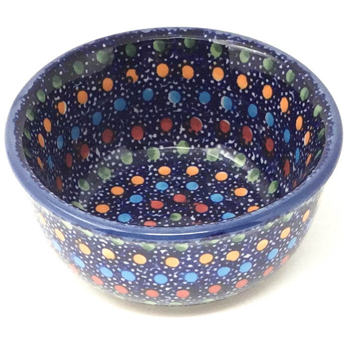 Tiny Round Bowl 4 oz in Multi-Colored Dots