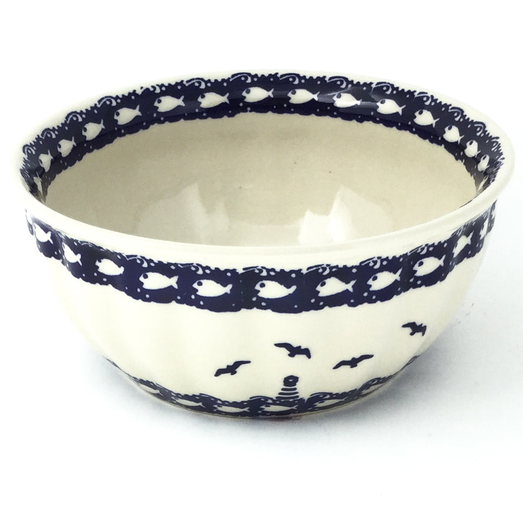 Scalloped Bowl 48 oz in Lighthouse