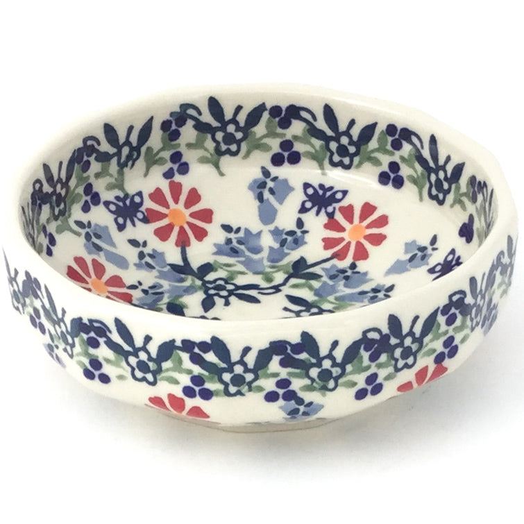 Shallow Little Bowl 12 oz in Wavy Flowers