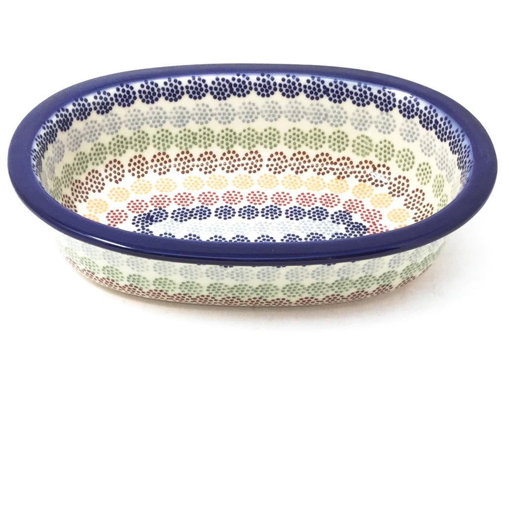 Polish Pottery Sm Oval Baker