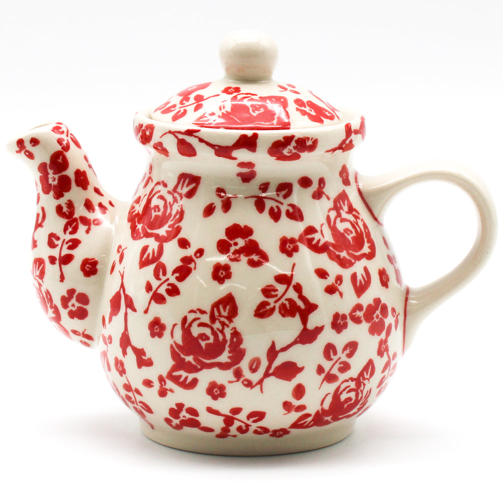 Night Time Teapot 12 oz in Antique Red