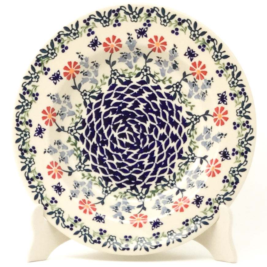 Soup Plate in Wavy Flowers