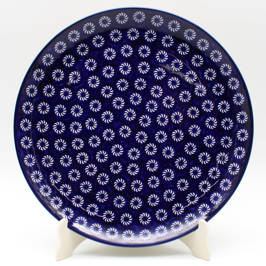 Round Platter 12.5" in Pinwheels