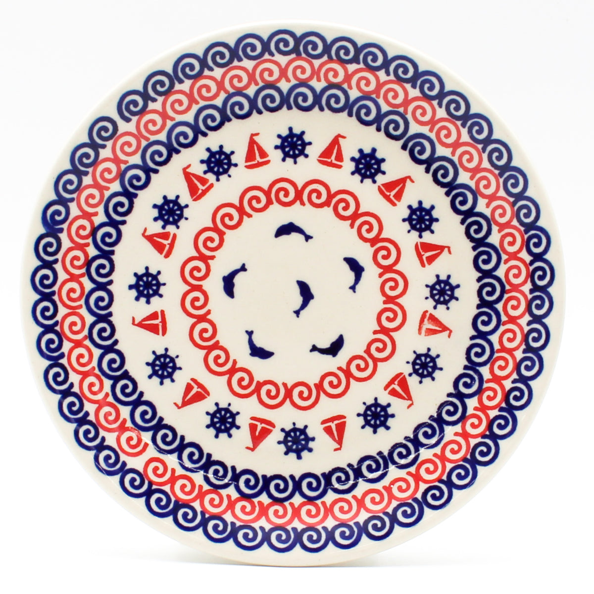 Manufaktura Bread & Butter Plate in Blue Helm