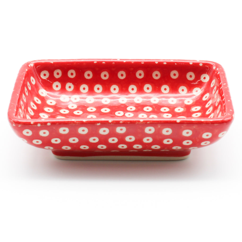 Dipping Dish in Red Elegance