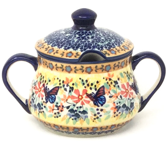 Family Style Sugar Bowl 14 oz in Butterfly Meadow