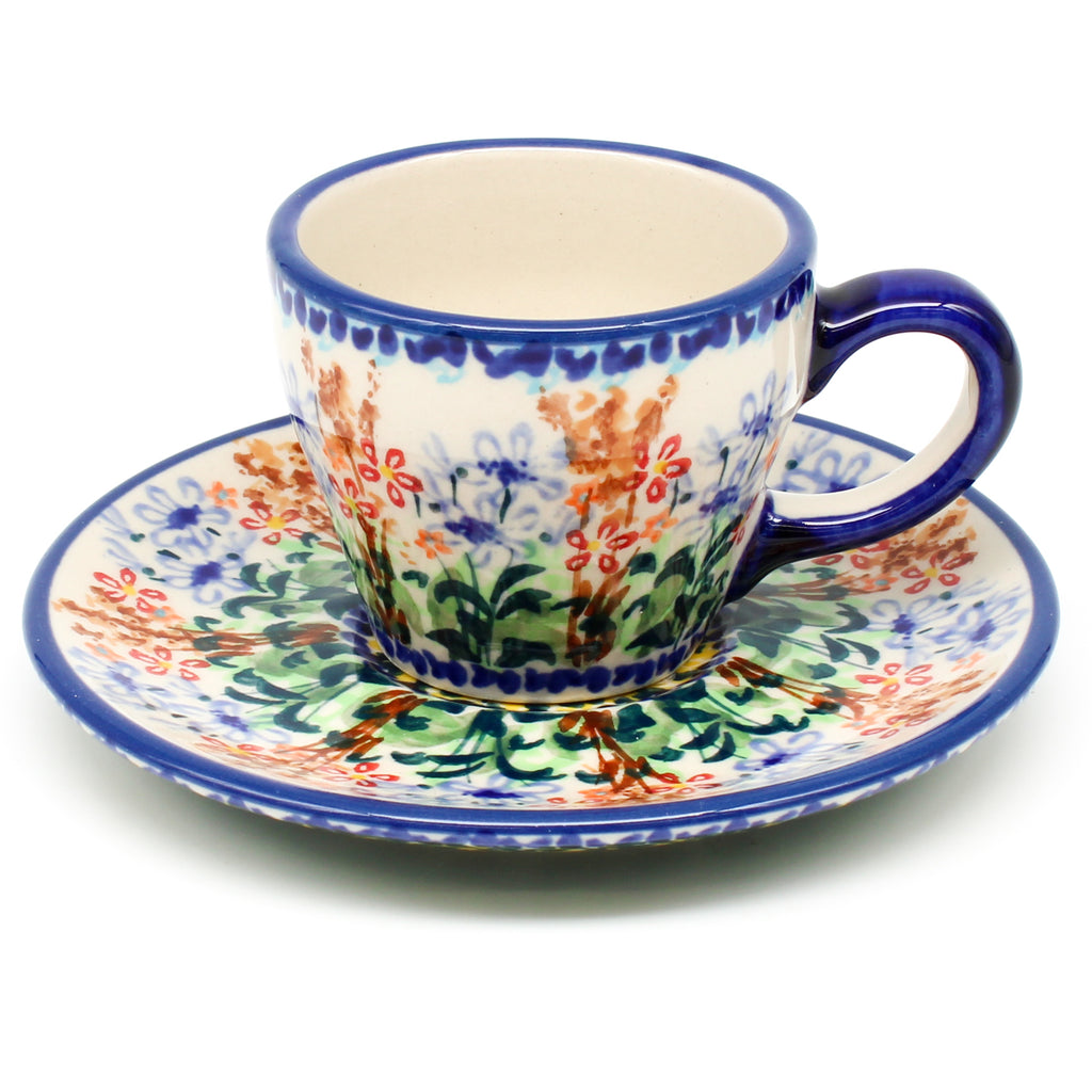 Espresso Cup w/Saucer 2 oz in Country Spring
