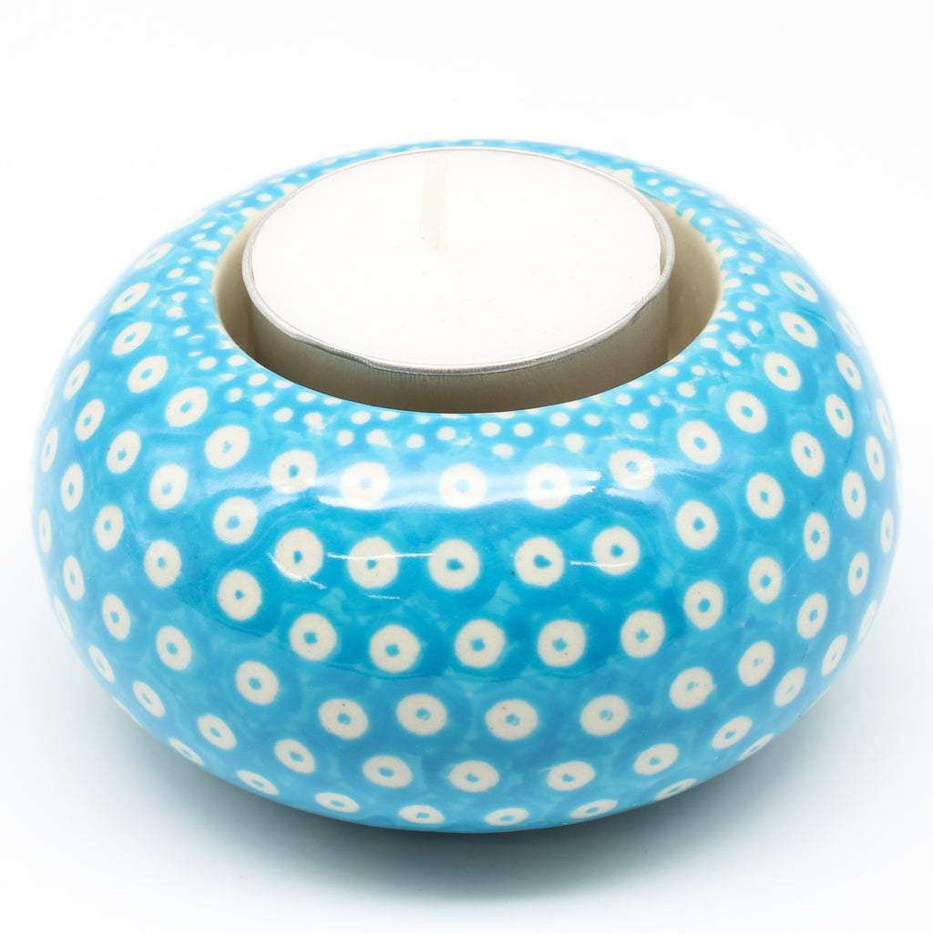 Votive Candle Holder in Aqua Elegance