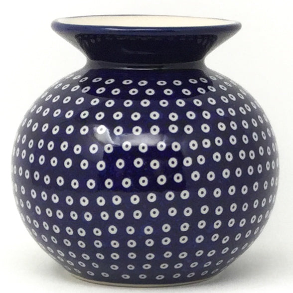 Round Vase in Blue Elegance