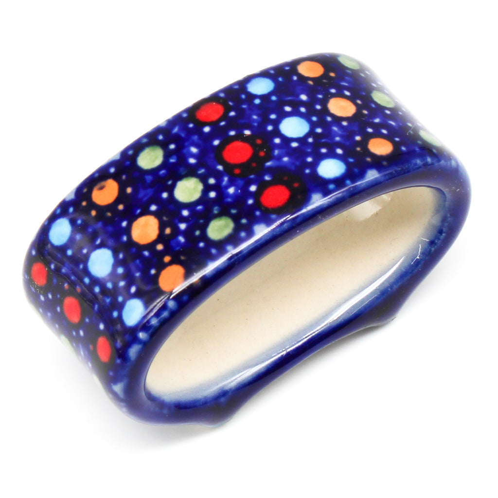 Napkin Ring in Multi-Colored Dots