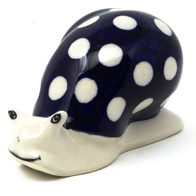 Snail-Miniature in White Polka-Dot