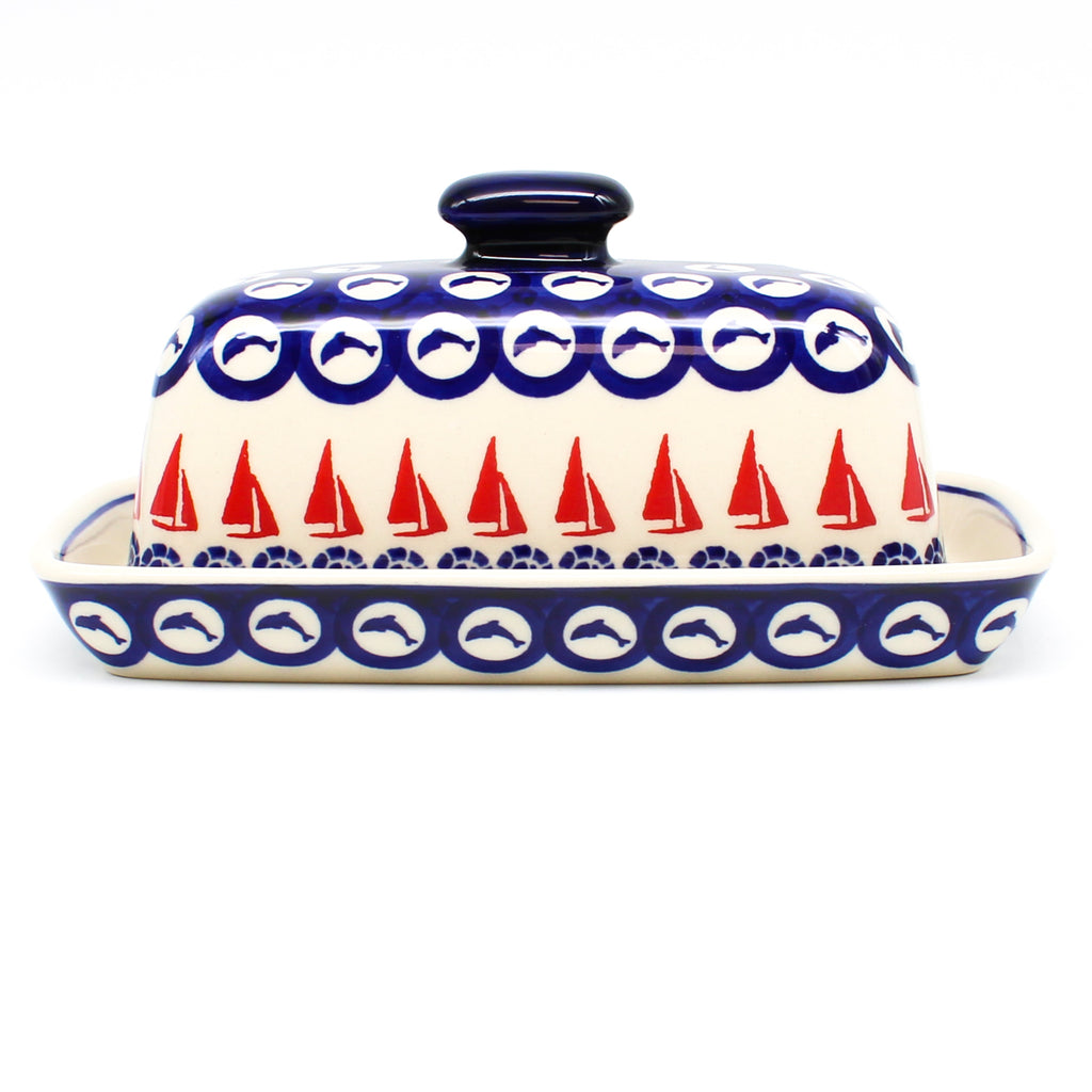 Butter Dish in Red Sail