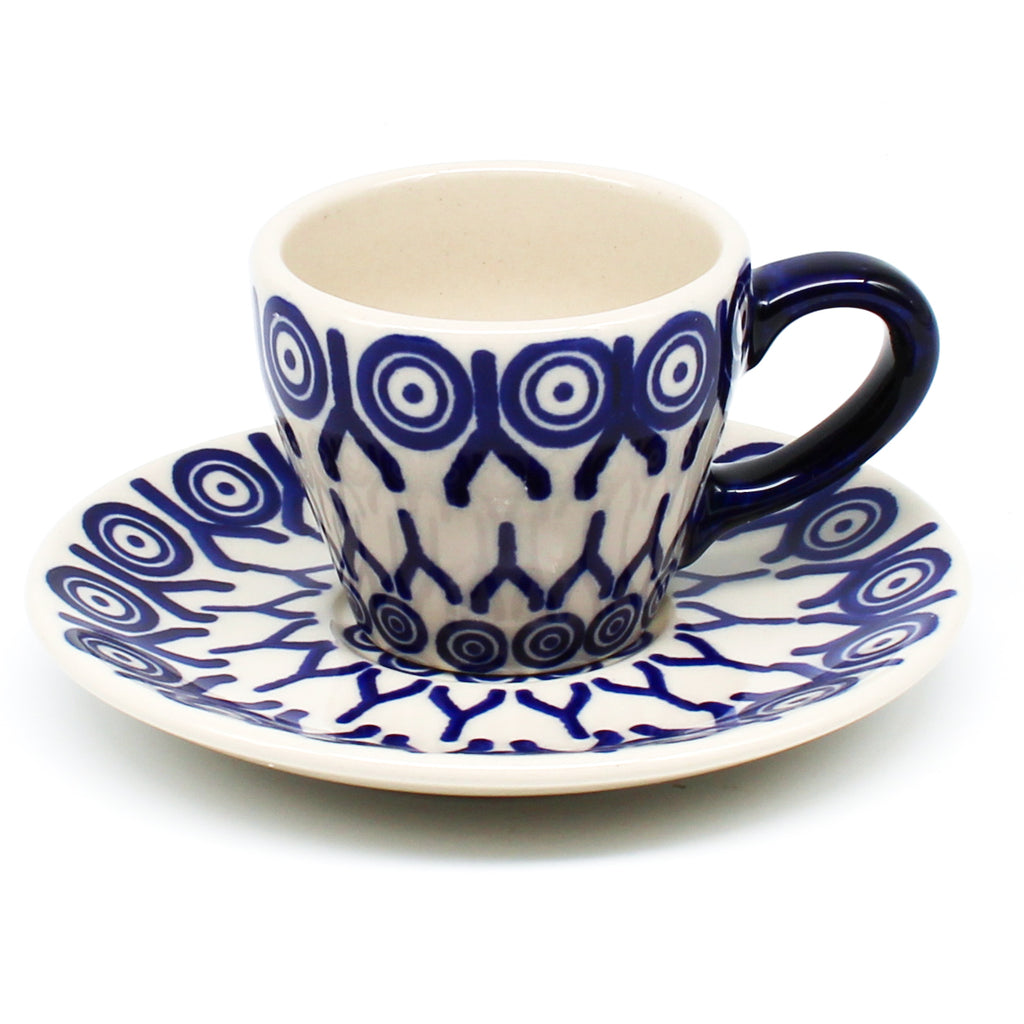 Espresso Cup w/Saucer 2 oz in Icelandic White