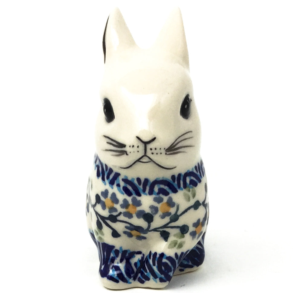 Lg Rabbit-Miniature in Blue Meadow
