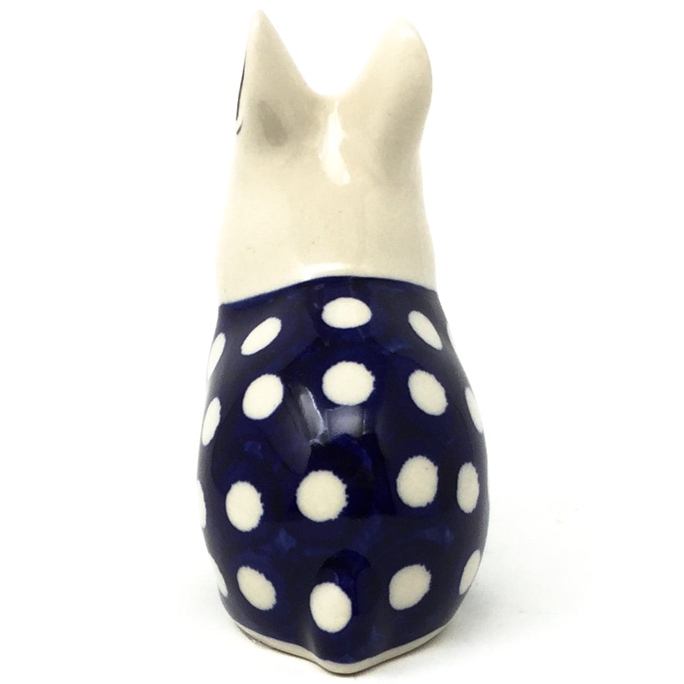 Lg Rabbit-Miniature in White Polka-Dot