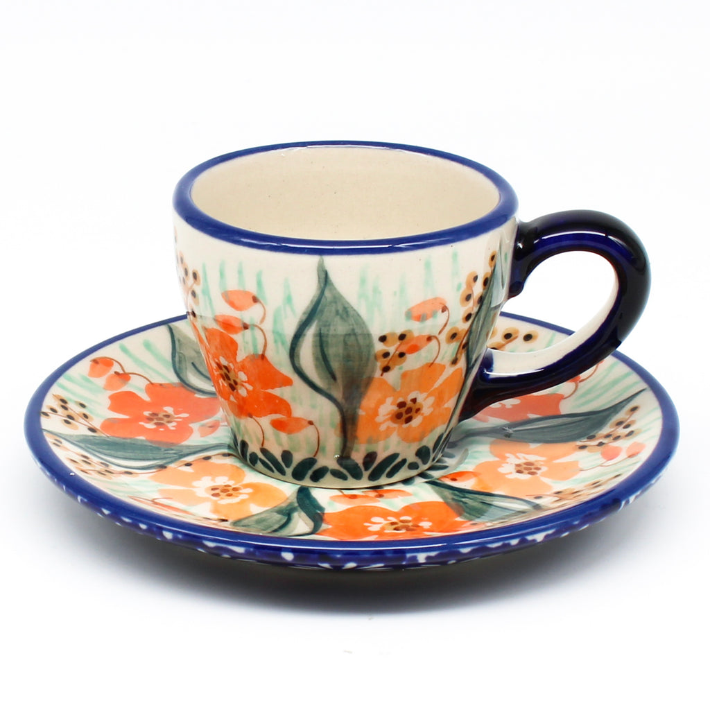 Espresso Cup w/Saucer 2 oz in Sunshine Meadow